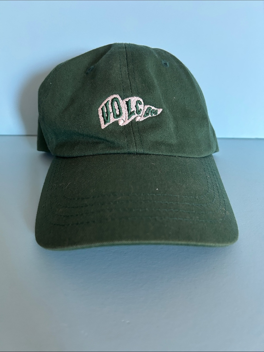 Volcom Olive Green Hat with White Logo
